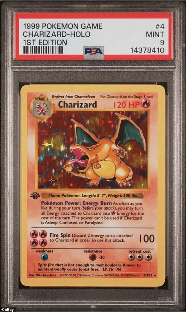 Among Pokemon cards, Charizard emerges as the most consistently valuable – and '90s versions can fetch eye-watering sums.  