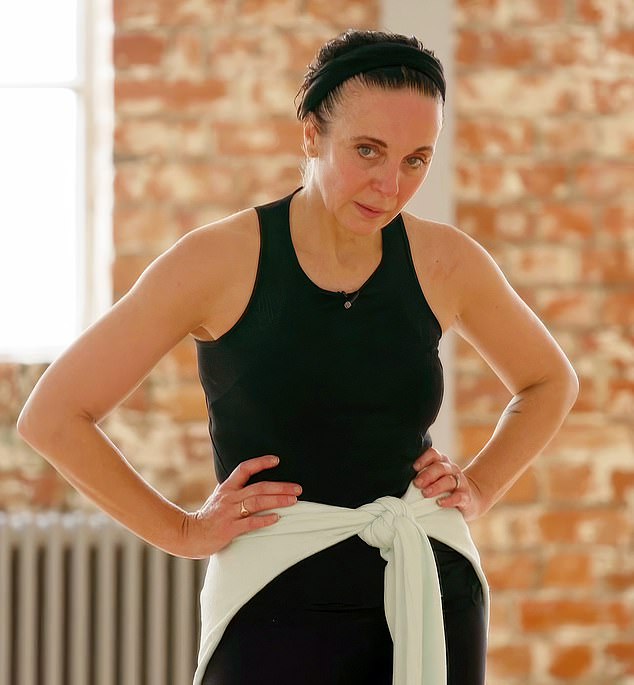 The dancer has been embroiled in scandal since his former Strictly partner Amanda Abbington, pictured, said she suffered from post-traumatic stress disorder after appearing on the show.