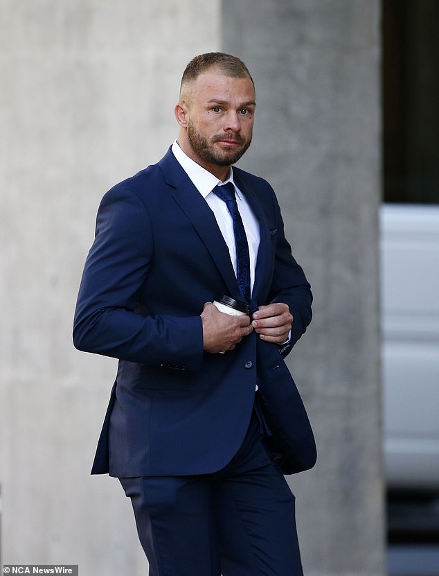 Brennan and Sipple, 30, (pictured) were convicted in the Brisbane Supreme Court last week on one count each of attempted possession of a commercial quantity of unlawfully imported drugs