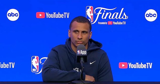 He was asked about the significance of the NBA Finals having two black head coaches