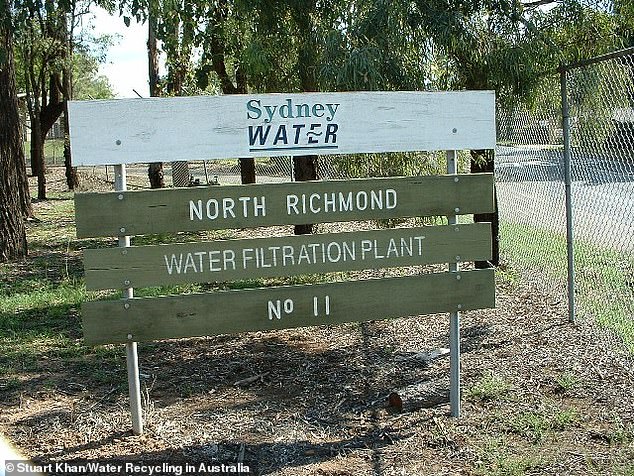 A major investigation conducted by the Sydney Morning Herald found the chemicals were found in tap water in every state and territory across the country, affecting up to 1.8 million people (photo: North Richmond Water Filtration plant where chemicals were detected in January forever)