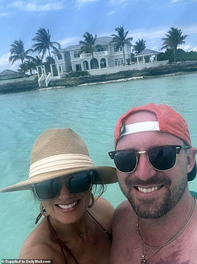 Watson and his wife Valerie during a holiday in Turks and Caicos