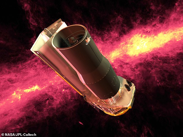 Spitzer (artist's impression) was one of NASA's four Great Observatories – large, powerful astronomical telescopes in space launched between 1990 and 2003