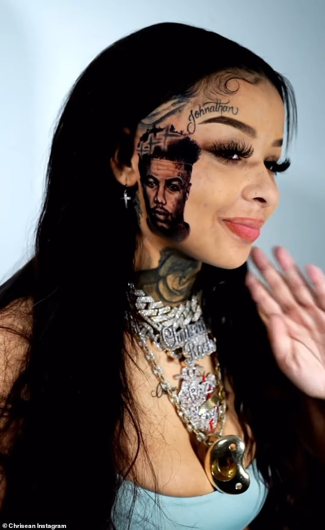 Earlier this year, Chrisean called for Blueface's release from prison as she revealed a new portrait tattoo of him on her face.