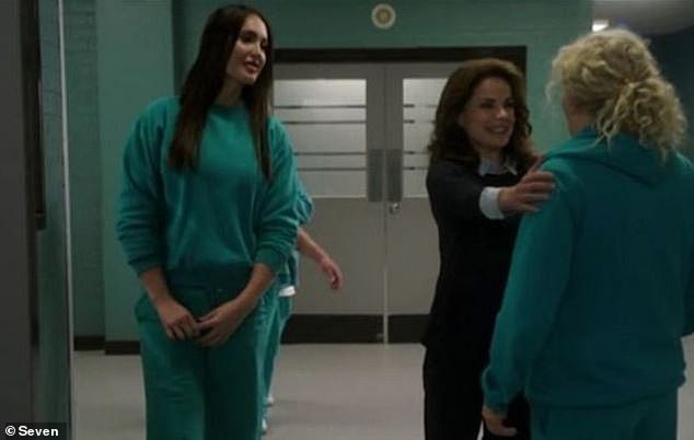 Daniielle rose to fame in the hit series Wentworth (left)