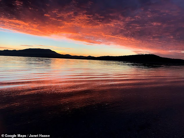 The sunsets give way to beautiful skies illuminated by the aurora australis.