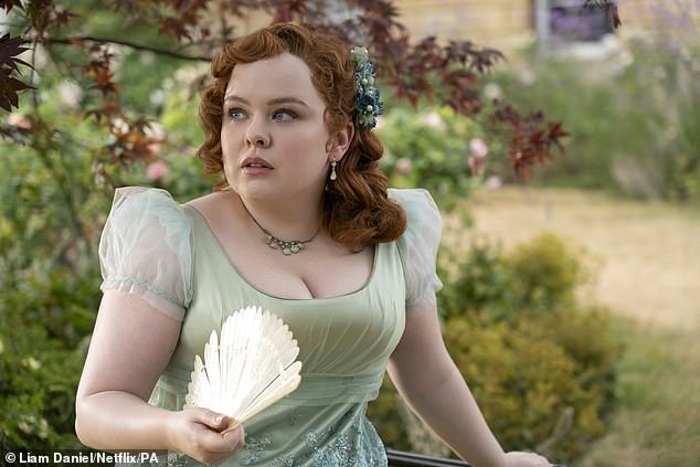 The actress, 37, plays Penelope Featherington in the hit show which returns on Wednesday for part two of series three - with the promise of more racy scenes including a naked sex scene with Nicola