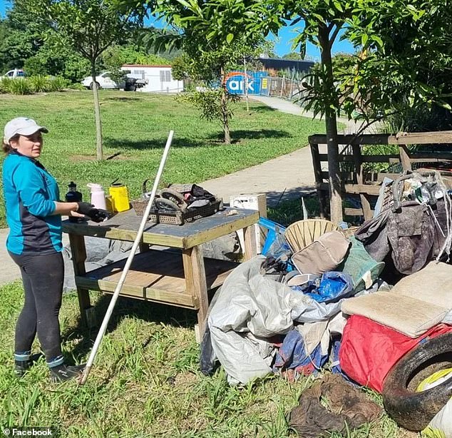 Ocean Crusaders removed 820kg of waste from the riverbank campsite