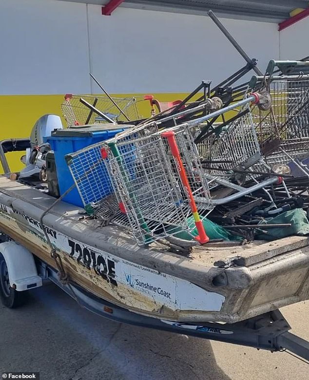 The cleanup took place after the homeless camp was vacated