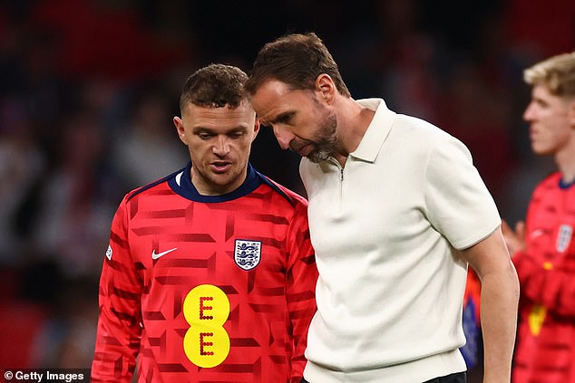 But Southgate (right) appears to be suggesting he could resign if England do not win the European Championship this summer