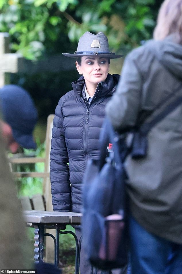 It is unknown who will play Mila, 40, but she was seen wearing a gray sheriff hat