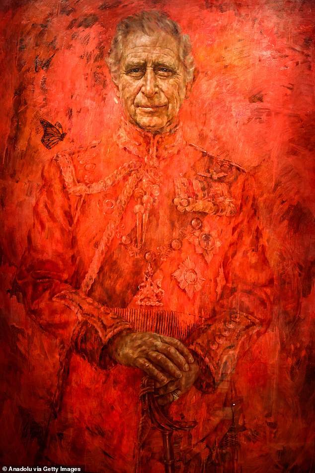 The painting of the king, by renowned artist Jonathan Yeo, was created in 2020 to celebrate the then Prince of Wales's 50th anniversary as a member of The Drapers' Company