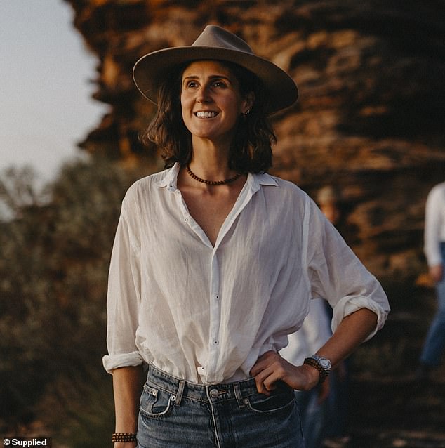 Founder Alex Wilson (pictured), from Perth, has developed a range of 'clean' beauty products under Heartwood, loved by celebrities such as Megan Gale and Julie Bishop