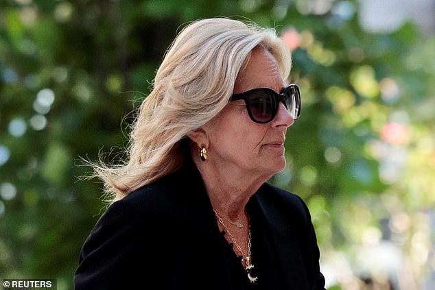 First Lady Jill Biden attended the trial to support her stepson