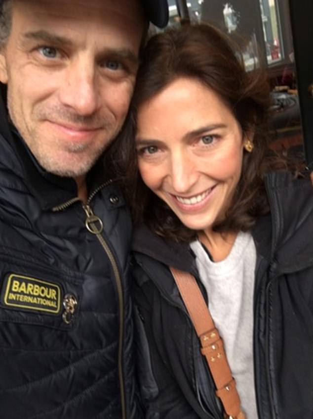 Hunter Biden and Hallie Biden, his brother's widow, with whom Hunter had a romantic relationship