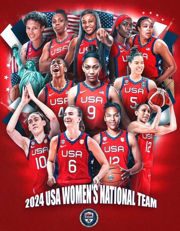 Team USA made their roster for the Paris Olympics official on Tuesday