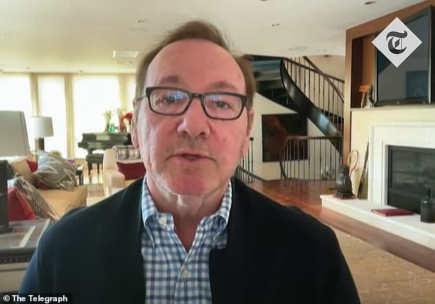 Kevin Spacey occasionally burst into tears during an emotional interview with The Telegraph