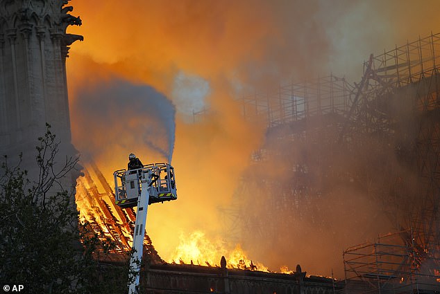 Notre Dame Cathedral was destroyed by fire in April 2019 and French President Emmanuel Macron vowed to rebuild the cathedral