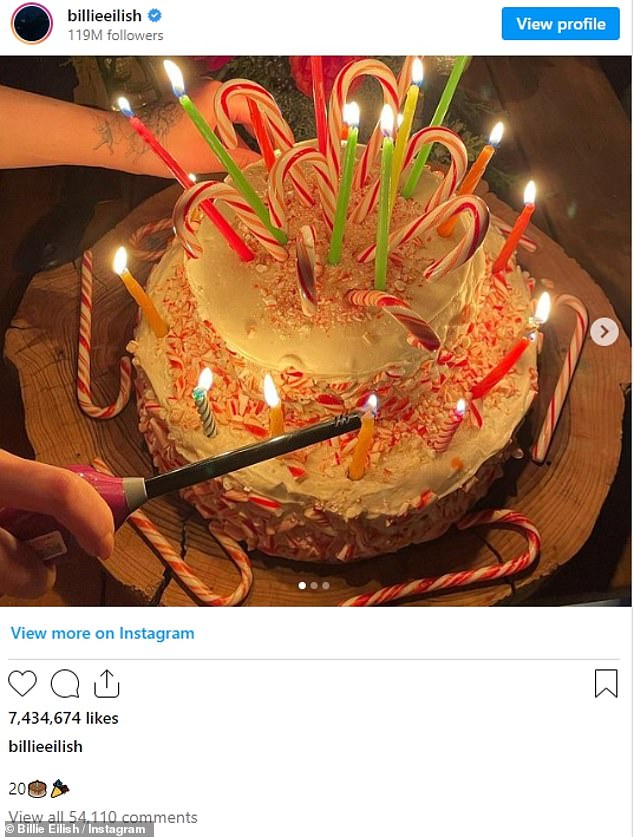 She added: “And then it was my 20th birthday and I remember looking around the room and just hiring people.  And all 15 years or older than me' (pictures from the party can be seen)
