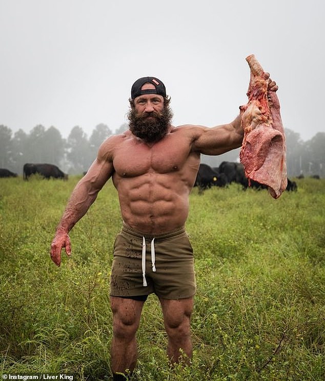 Brian Johnson, better known as the Liver King, has built a following with his raw carnivore diet, filled primarily with meat