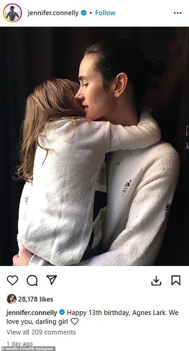 Late last month in May, the actress had the chance to celebrate her daughter's birthday and shared a tribute to her youngest child on Instagram