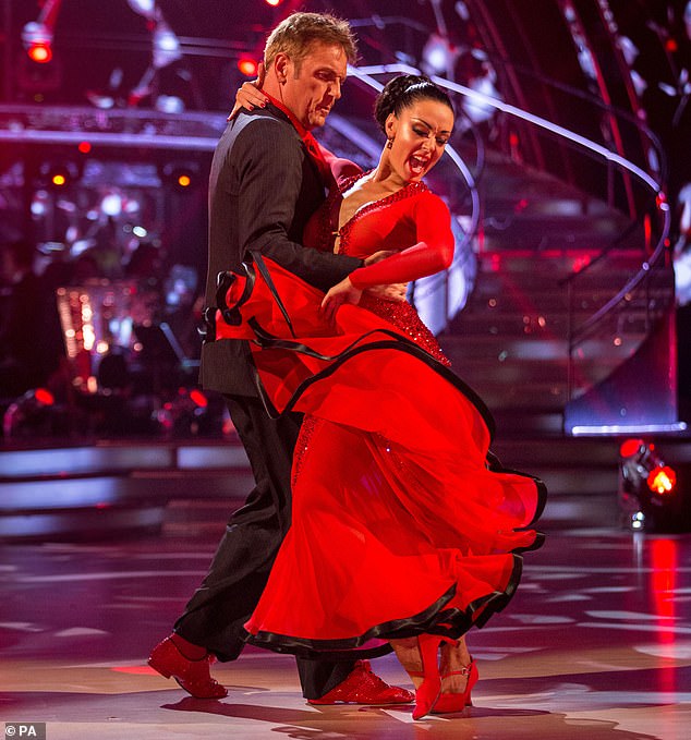 The Strictly star took part in the BBC reality show as a professional dancer from 2017 to 2022 (pictured in 2017)