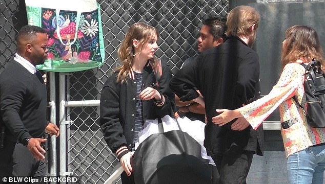 1718151692 634 Maya Hawke is all smiles as she greets fans outside