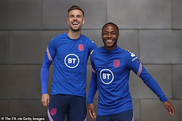 Seasoned veterans like Jordan Henderson (left) and Raheem Sterling (right) have been suspended