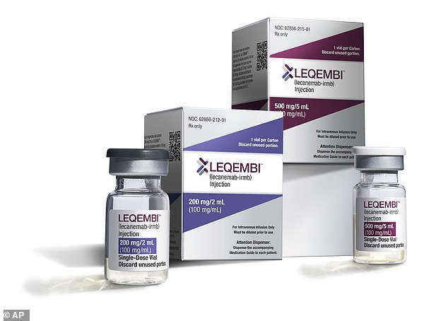 Donanemab and lecanemab (pictured) have both been proven to slow the progression of the memory-robbing disease in its early stages.  They are expected to be approved for use by the NHS later this year, with all already given the green light in the US