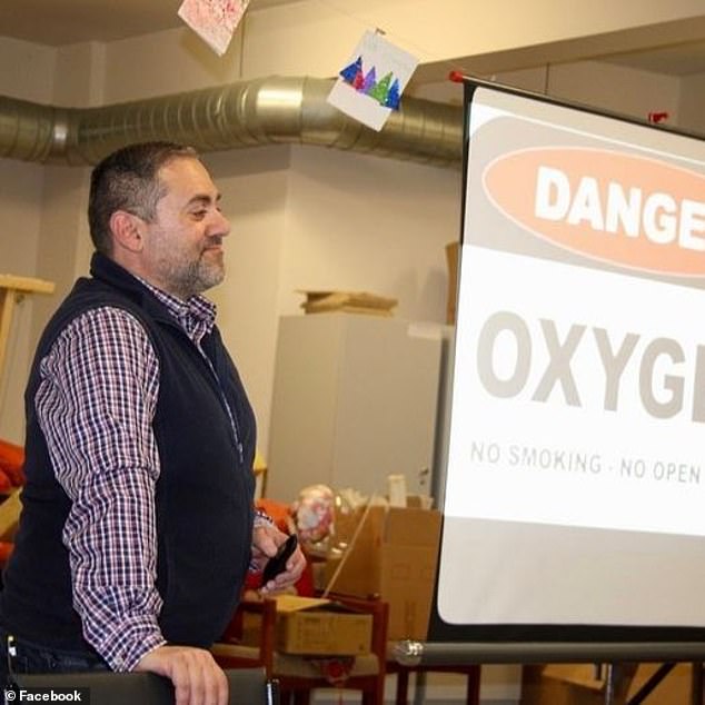 It appears Pantziaros has also been plying his fake trade abroad (Photo: A post from December 2022 appears to show him leading a training day for a volunteer rescue group in Cyprus)