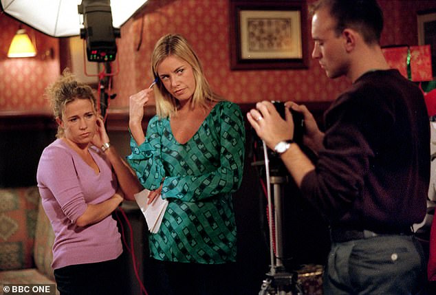Tamzin rose to fame in 1998 playing fan-favorite character Mel Healy in EastEnders, until her departure in 2002 (pictured in 2000)