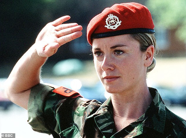 Tamzin's other major roles included Sgt.  Jo McDonagh in Red Cap (pictured in 2001) and DCI Sasha Miller in New Tricks