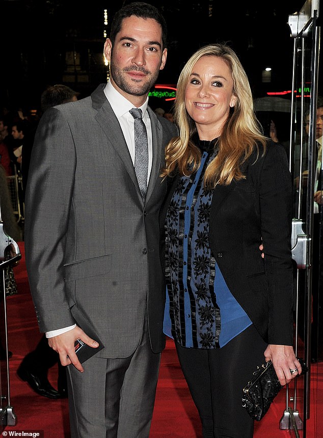 Tamzin shares daughters Florence, 15, and Marnie, 11, with ex-husband Tom Ellis, whom she was married to from 2006 to 2014 (pictured with Tom in 2012)