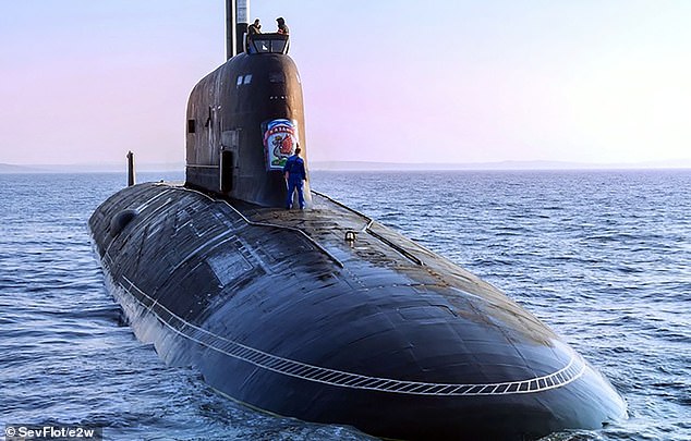 The Russian submarine Kazan Yasen-M, part of the Northern Fleet, passed close to the American coast