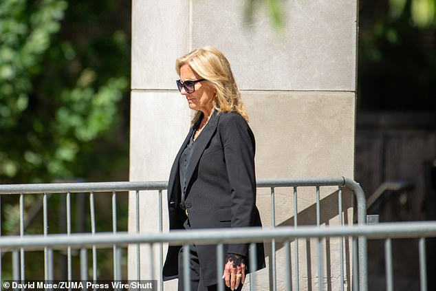 Jill Biden regularly attended the trial and even flew back from Europe for an appearance