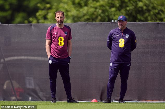 The 30-year-old's absence is not ideal for England boss Gareth Southgate (left), whose squad is already stretched at centre-back.