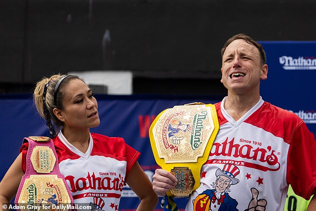 Chestnut has won the Nathan's Hot Dog Eating Contest a record 16 times — including in 2023