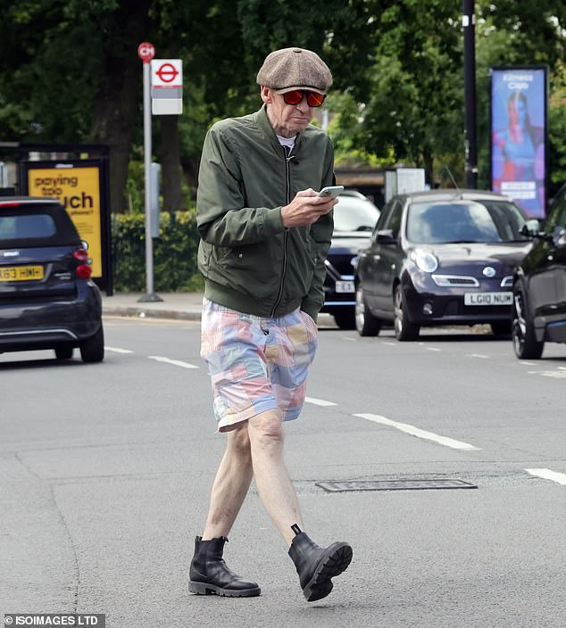 The popular actor, best known for his role as hard-living gangster Arthur Shelby Jr in the BBC drama, went back to his Peaky Blinders roots when he donned a baker's boy cape.