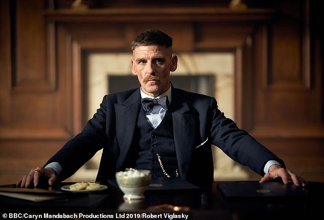 Paul plays Arthur Shelby.  The makers of the show, which stars Oscar nominee Cillian Murphy as Anderson's on-screen brother Tommy, are developing a feature film this year... but will Paul star in it?