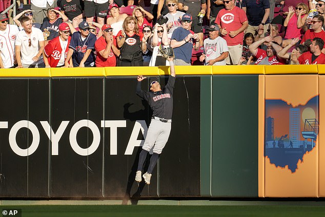 When Freeman wasn't getting irritated by invading fans, the center fielder was robbing home runs