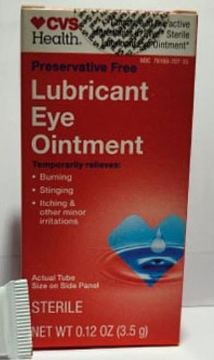 Eye drops being recalled include the eye lubricant sold by CVS (pictured)