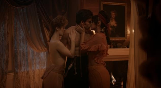 After a lack of sex in season two, viewers got more out of the first four episodes of series three, with at least six minutes of kissing, sex, threesomes and lesbian lovemaking.