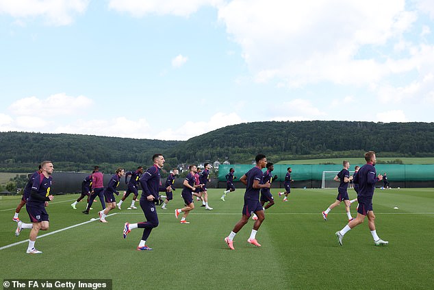 On Wednesday, England stepped up preparations for their tournament opener against Serbia