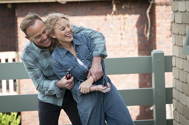 Neighbours, which returned to streaming service Freevee last September 14 months after the 'final' was shown on Channel 5 in Britain, provided a springboard to fame for stars including Kylie Minogue (pictured in final episode), Jason Donovan (pictured), Margot Robbie and Natalie Imbruglia