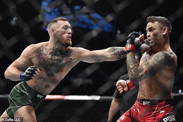 McGregor has not fought since breaking his leg in the loss to Dustin Poirier in July 2021
