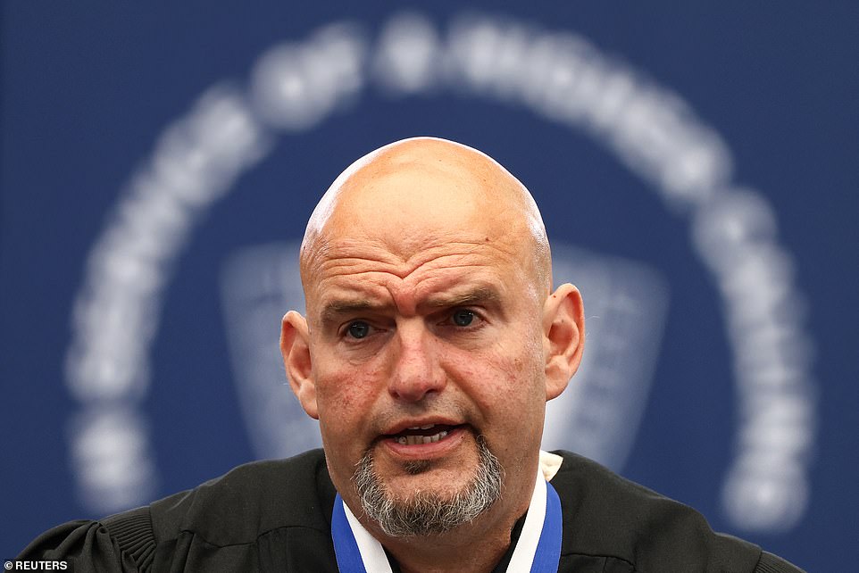 After the crash, both Fettermans were transported to the War Memorial Hospital in Berkeley Springs, West Virginia.  Senator Fetterman was treated for a bruised shoulder.