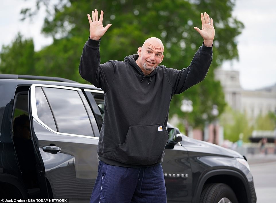 The Democrat has had a history of health problems, most notably suffering a stroke while running for Senate in 2022. Since his stroke, Fetterman has suffered from audio problems that have resulted in him requiring a phone- or tablet-based transcriber to hear colleagues and reporters clearly.  while working on Capitol Hill.