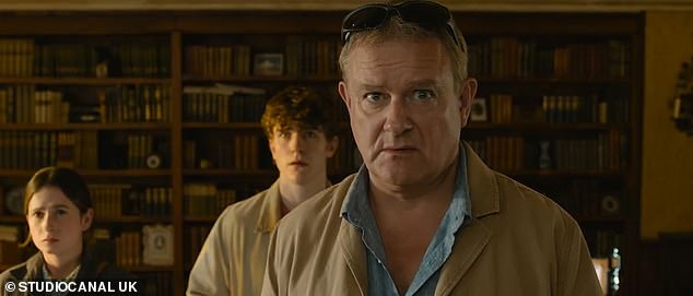 The film sees the return of Hugh Bonneville (pictured) while Mr Brown and Ben Whishaw return to voice Paddington and Imelda Staunton will once again play Aunt Lucy.