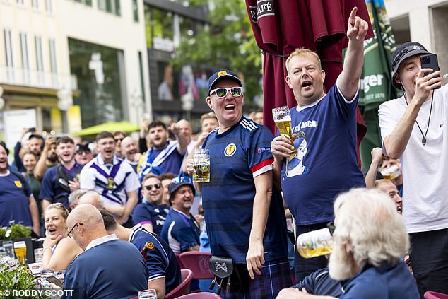 Scotland fans will soon appear on the BBC show after meeting in Germany