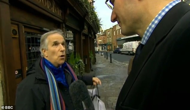 In 2013, Henry was involved in a similar scenario when a BBC reporter asked Londoners what they thought about a new runway coming to Heathrow Airport.